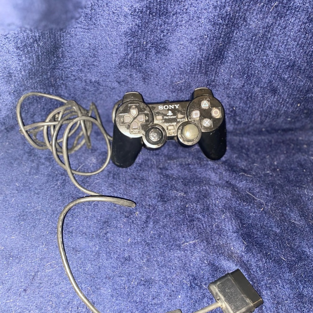 Sony Black Wired PlayStation DualShock-Style Controller